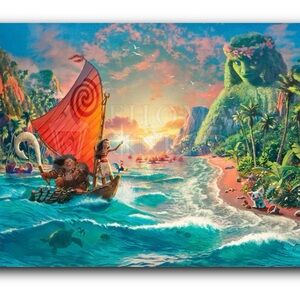 Thomas Kinkade Moana Canvas